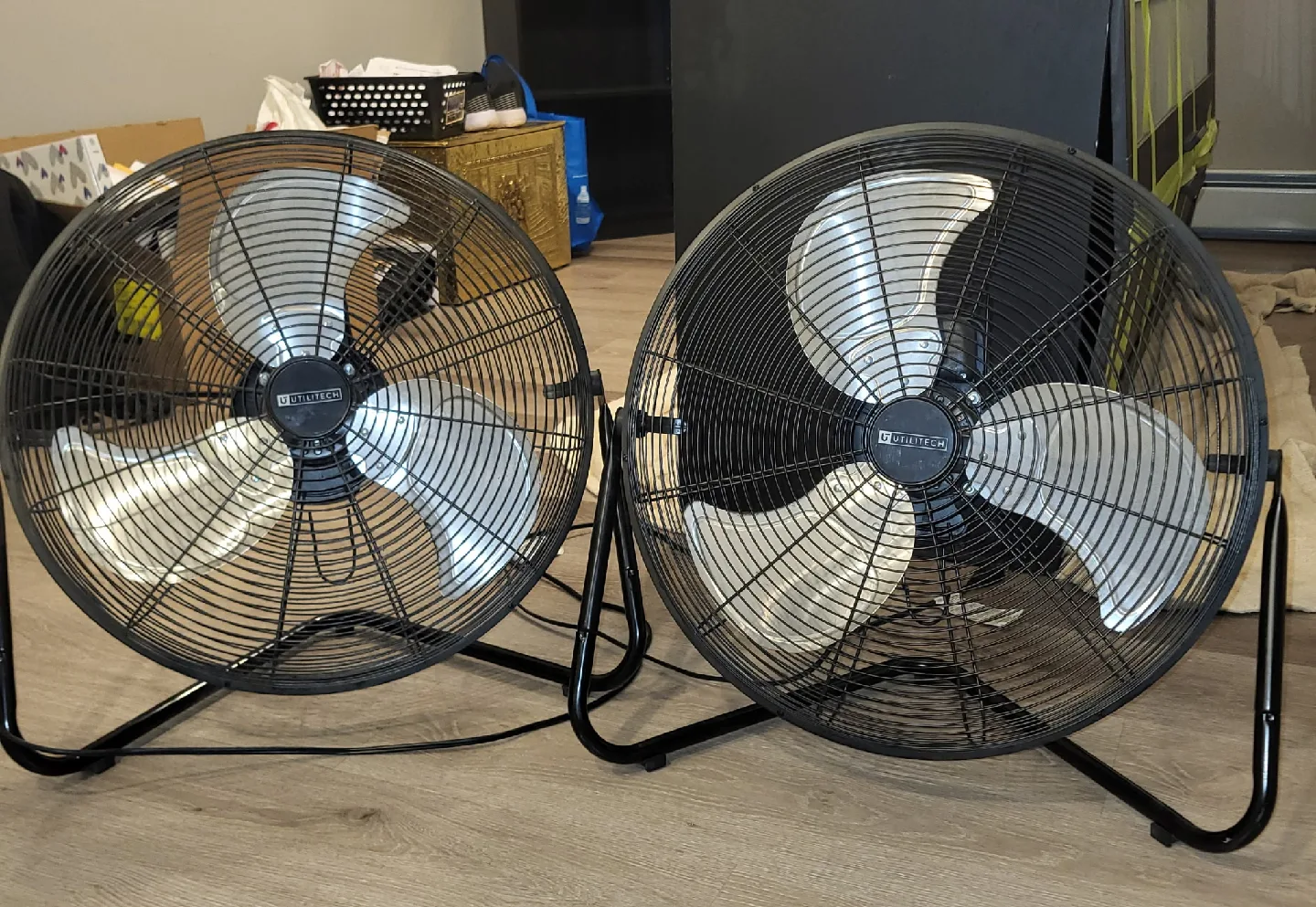 Utilitech 20-in. High Velocity Floor Fan & Premiere Portable AC image indicator(2)