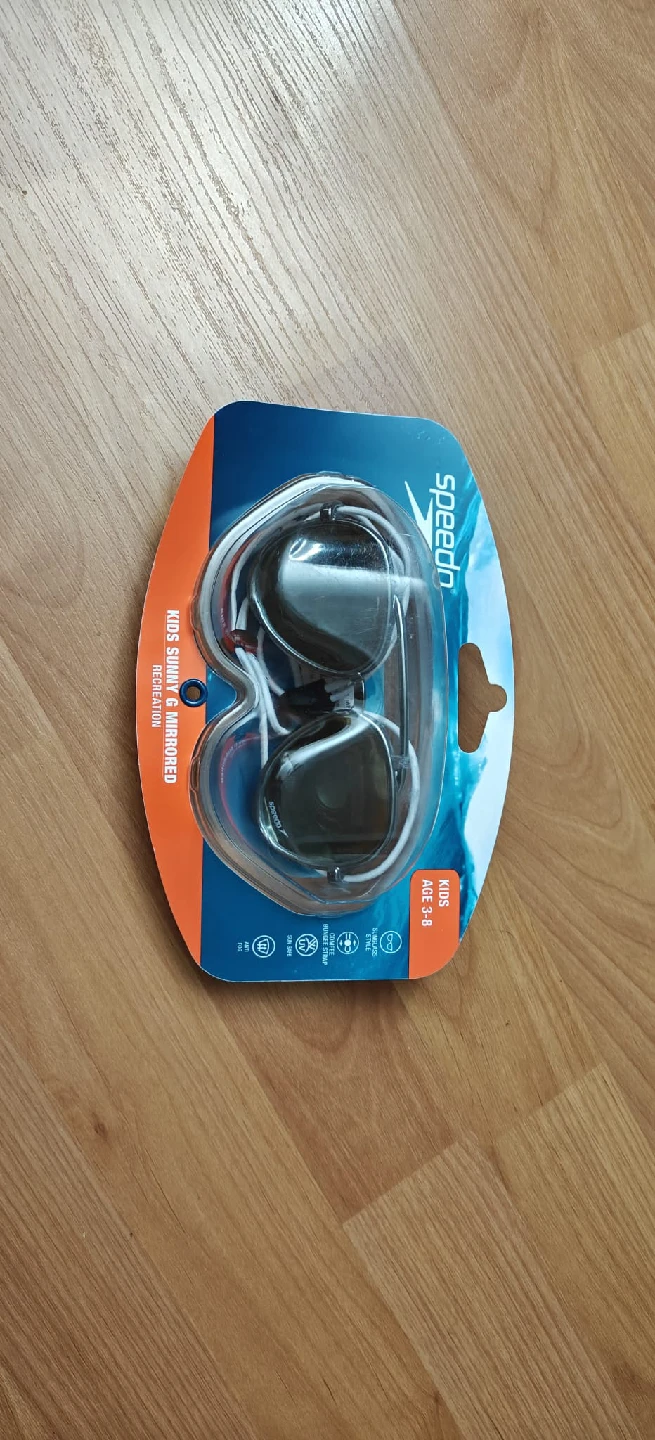 New Speedo Kids Sunny & Mirrored Swim Goggles, Age 3-8
