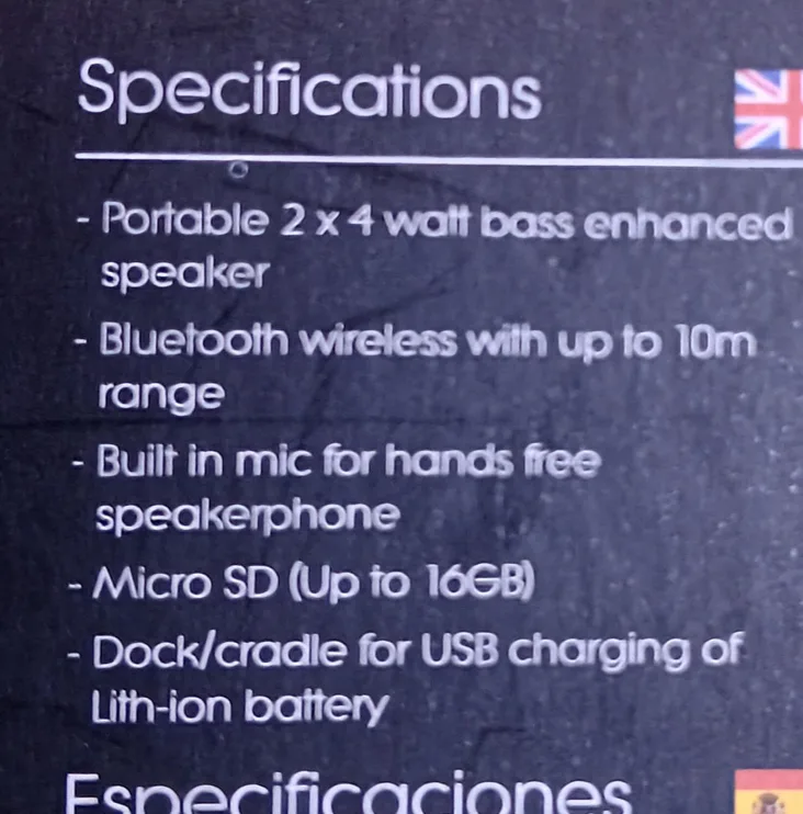 Veho 360° M5 Portable Wireless Speaker w/ Dock image indicator(5)