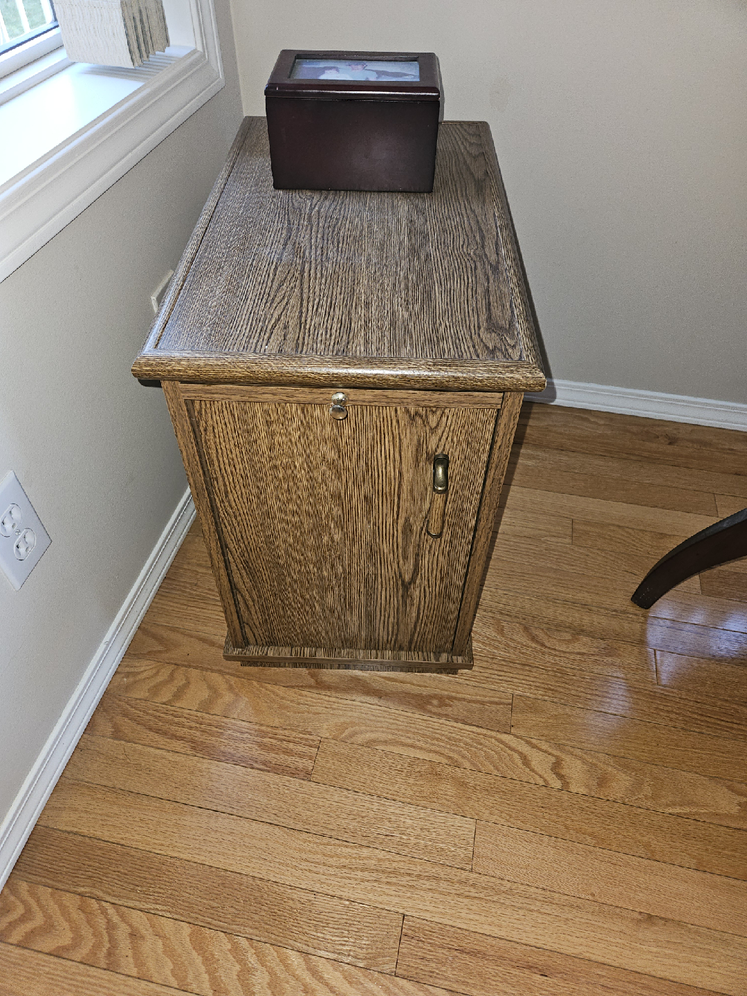 Wooden Side Table Cabinet