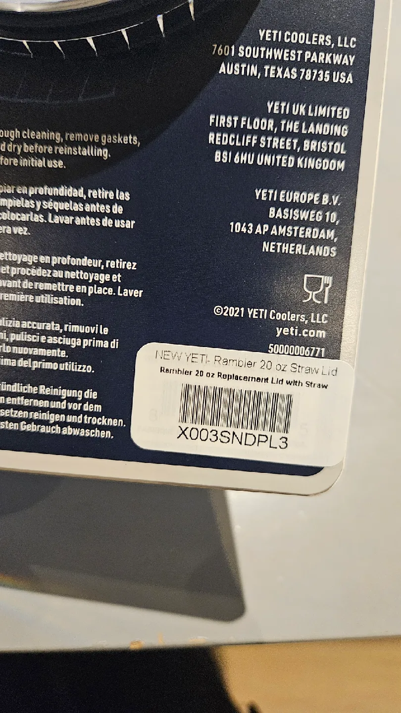 New YETI Rambler 20 oz Straw Lid image indicator(5)