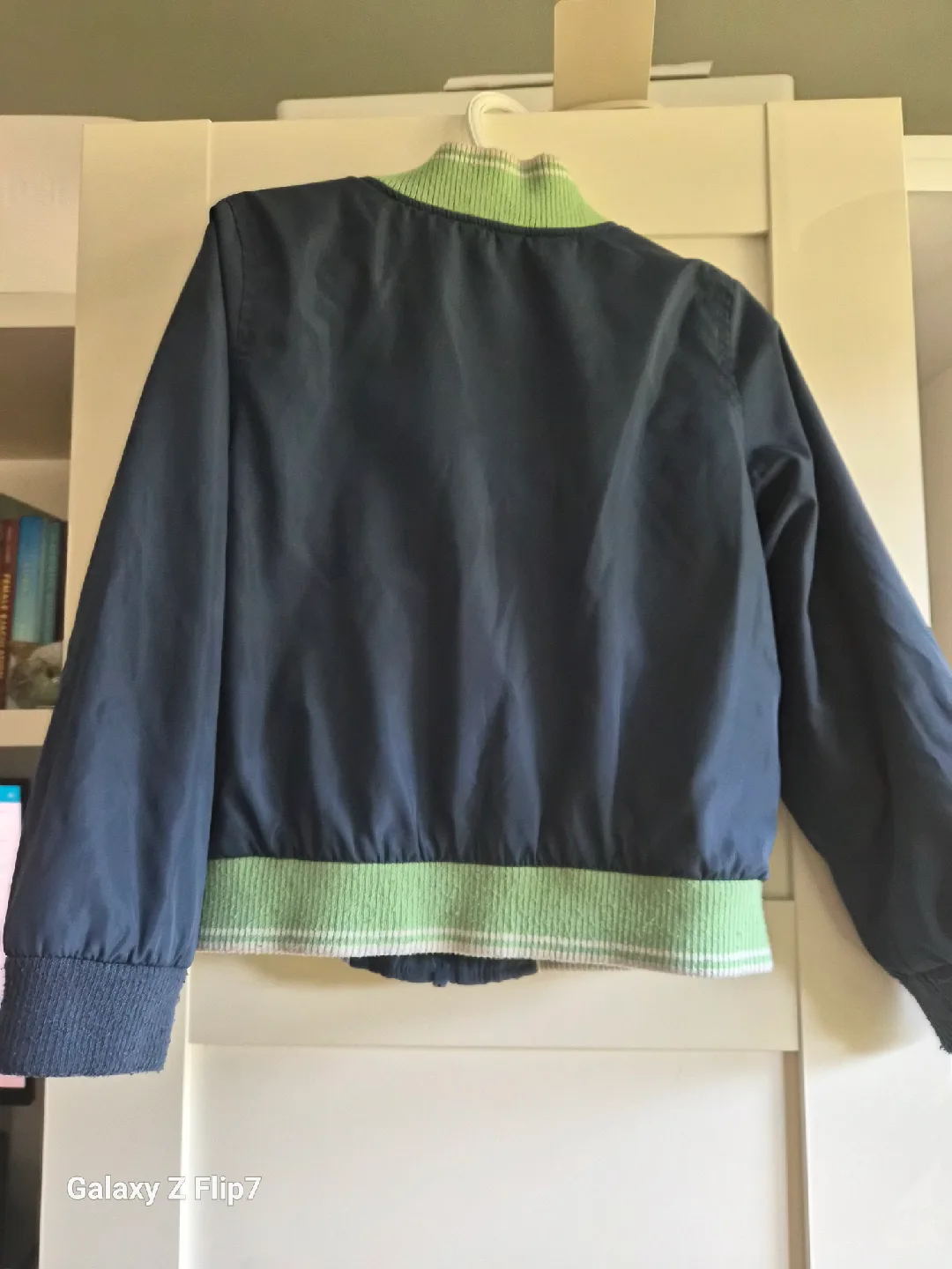 Navy Blue Bomber Jacket image indicator(2)
