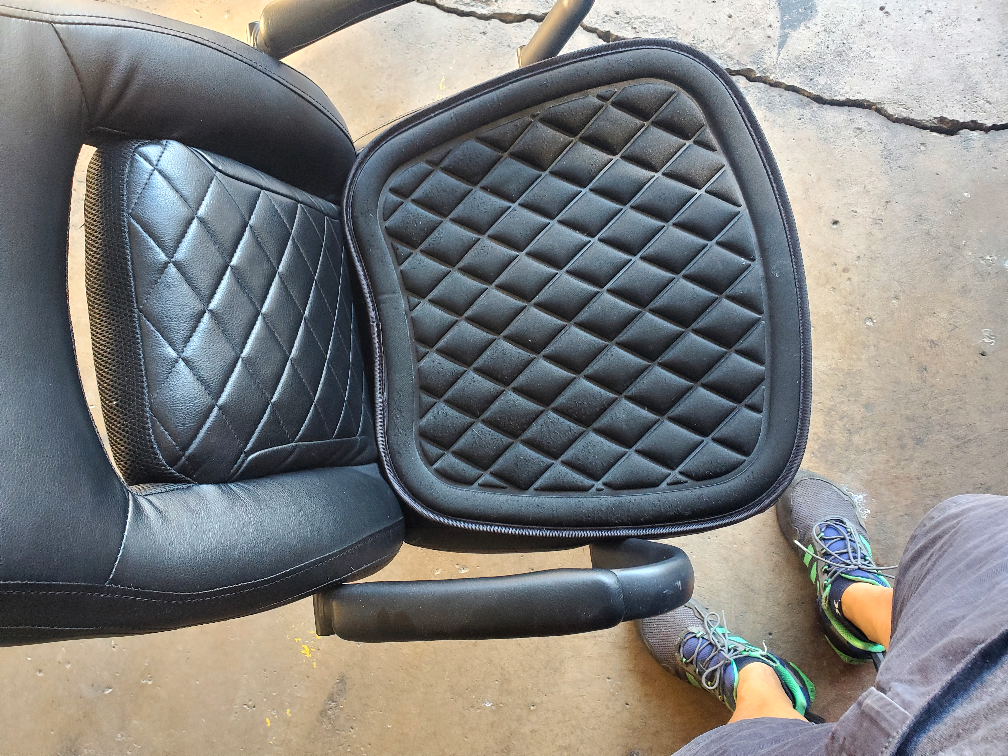 Black Office Chair with Lumbar Support - photo 3