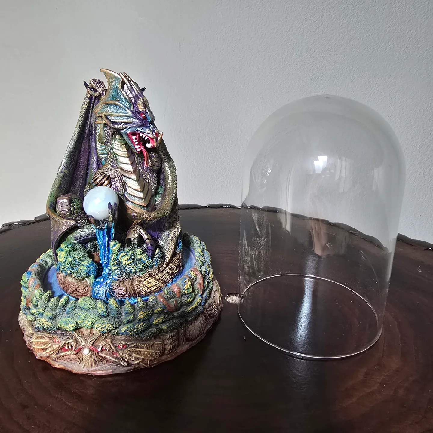 Dragon Figurine with Glass Dome image indicator(3)