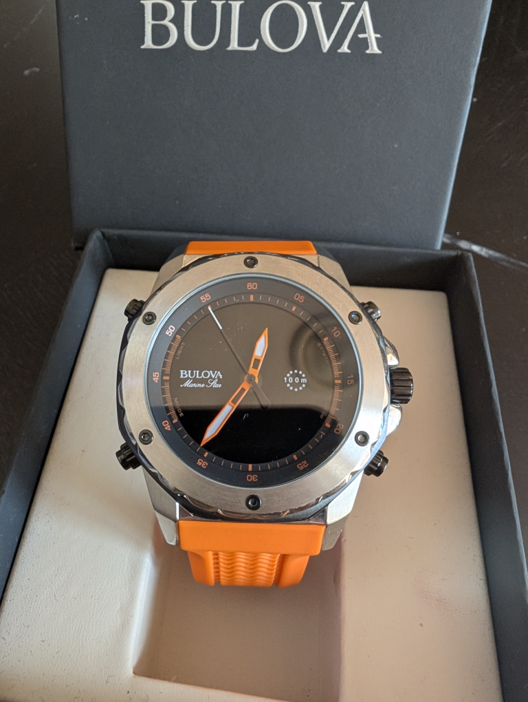 Bulova Marine Star Orange Watch
