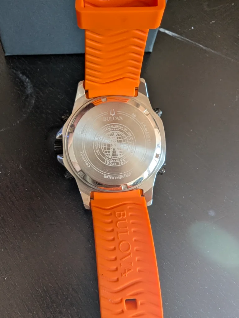 Bulova Marine Star Orange Watch image indicator(2)