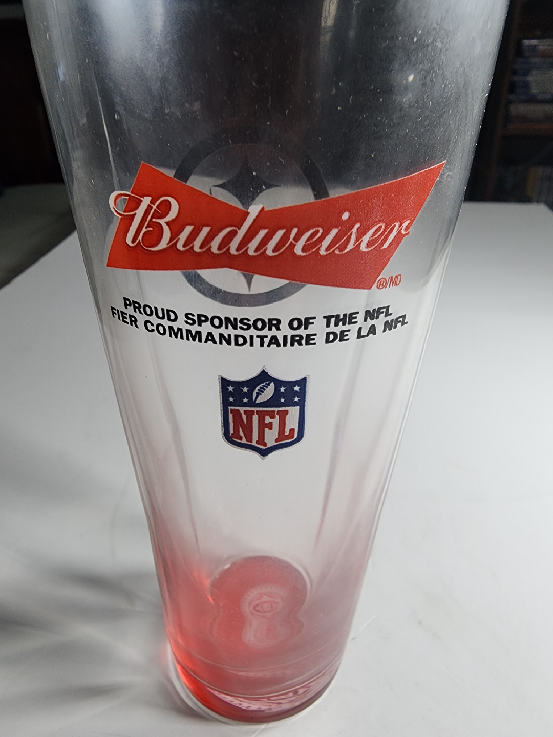 Budweiser Pittsburgh Steelers NFL Pint Glass - photo 2