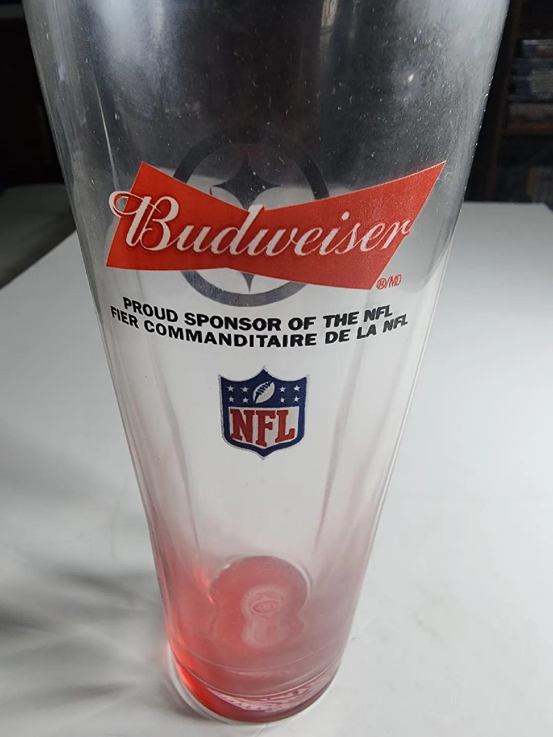 Budweiser Pittsburgh Steelers NFL Pint Glass image indicator(2)