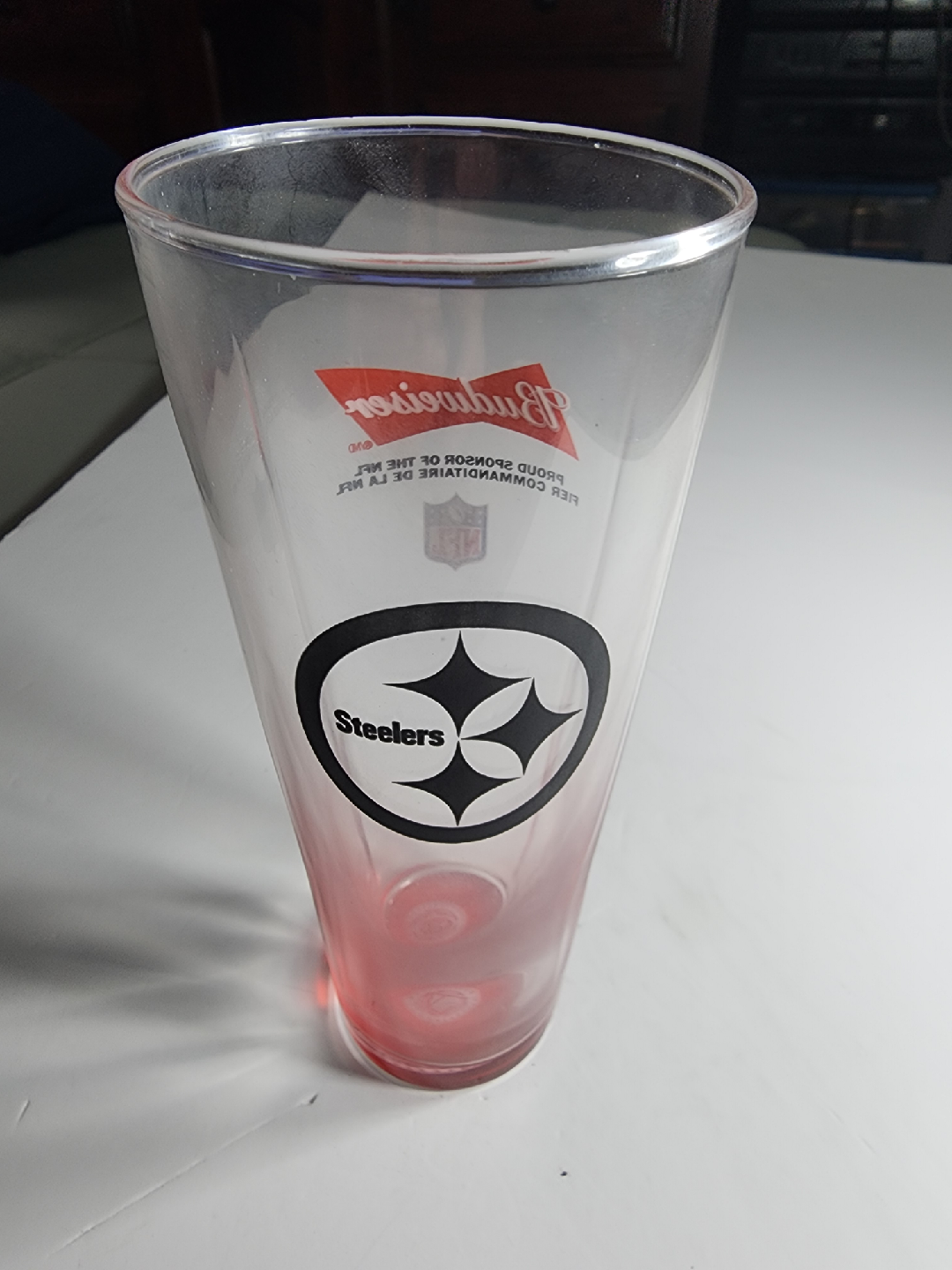 Budweiser Pittsburgh Steelers NFL Pint Glass - photo 4