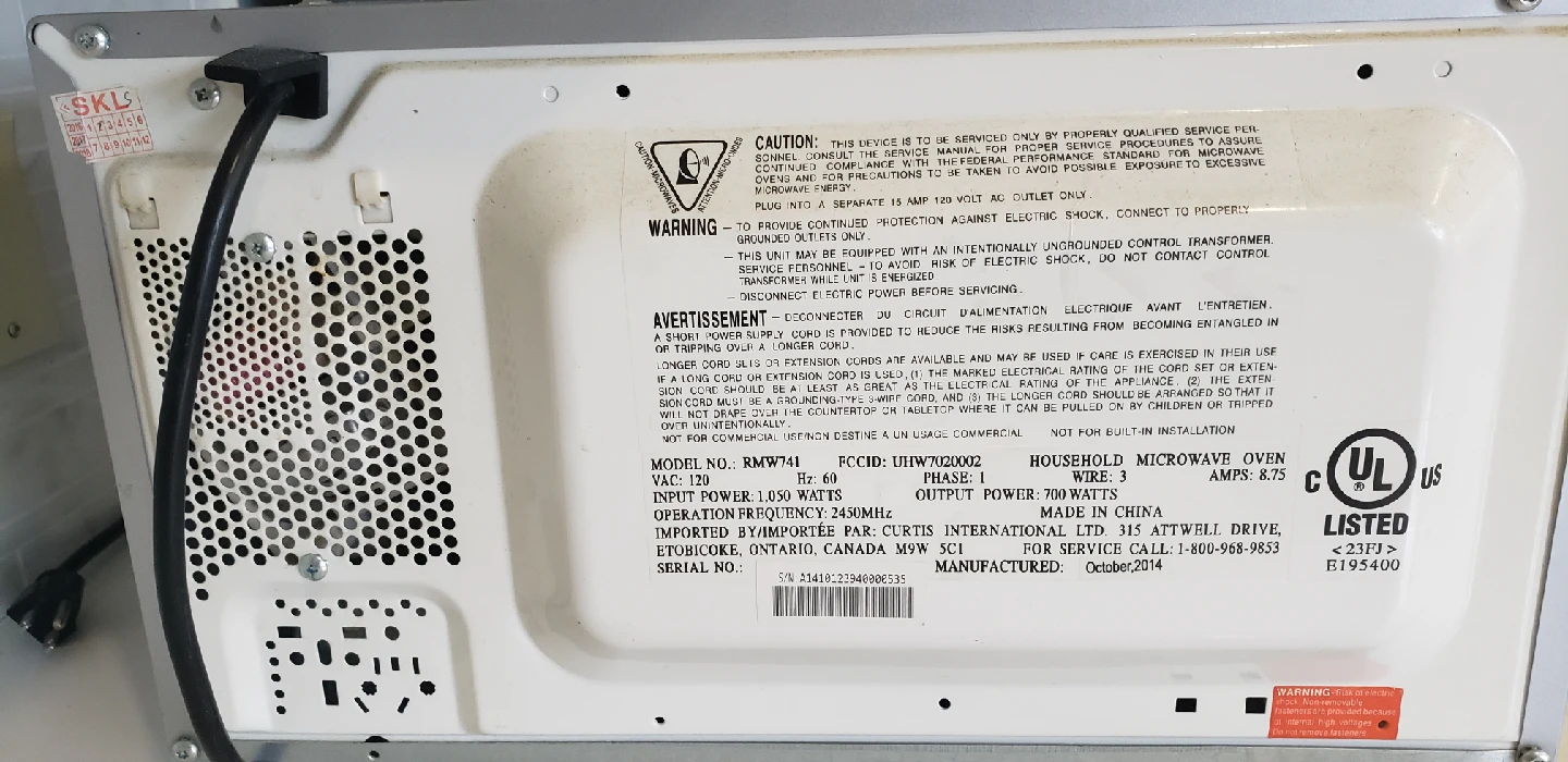 RCA Microwave Oven - Etobicoke Pick Up - photo 2
