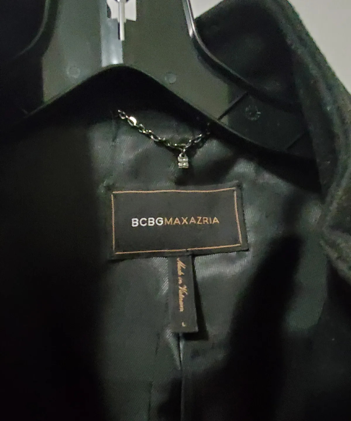 BCBGMAXAZRIA Black Ruffle Short Jacket [L] image indicator(5)