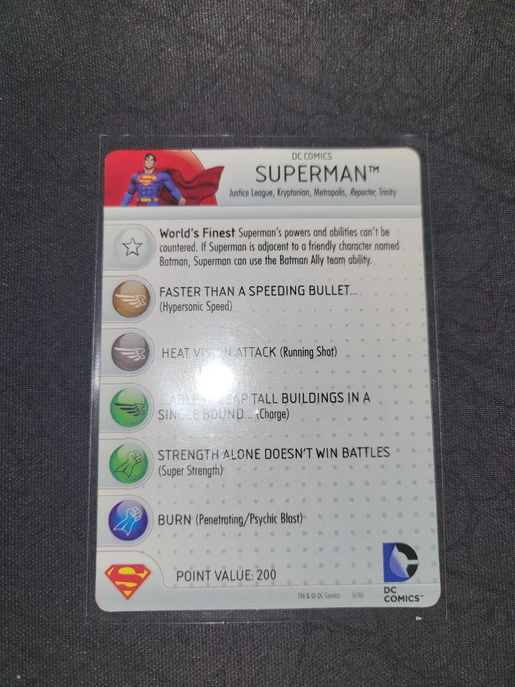 2016 Worlds Finest Heroclix Set: Superman #049 image indicator(6)