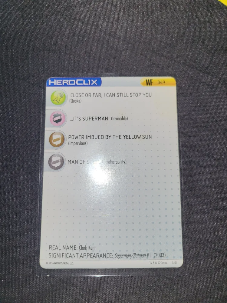 2016 Worlds Finest Heroclix Set: Superman #049 image indicator(7)