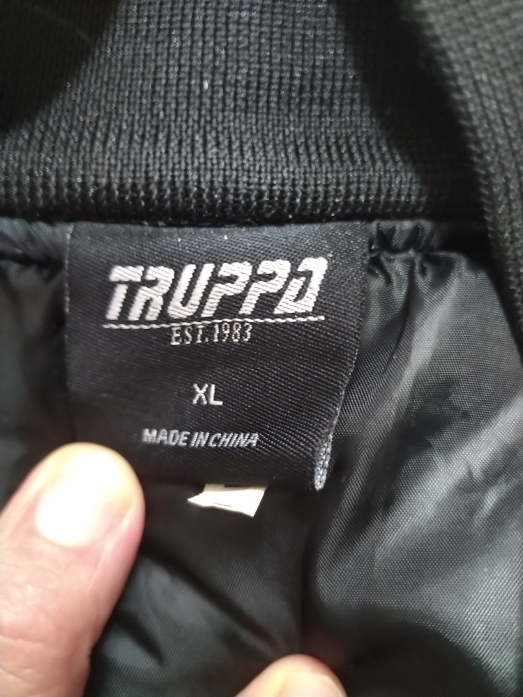 Truppa Black Bomber Jacket - Size XL - photo 3