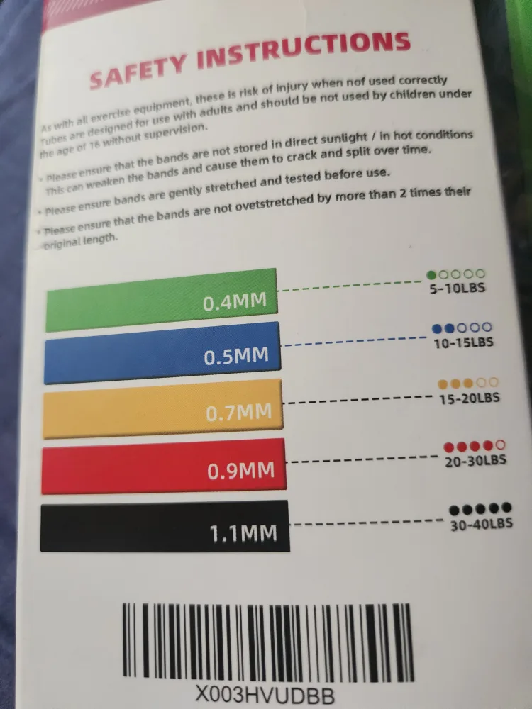 �🧡VNDKN Resistance Bands Set - Fitness image indicator(3)