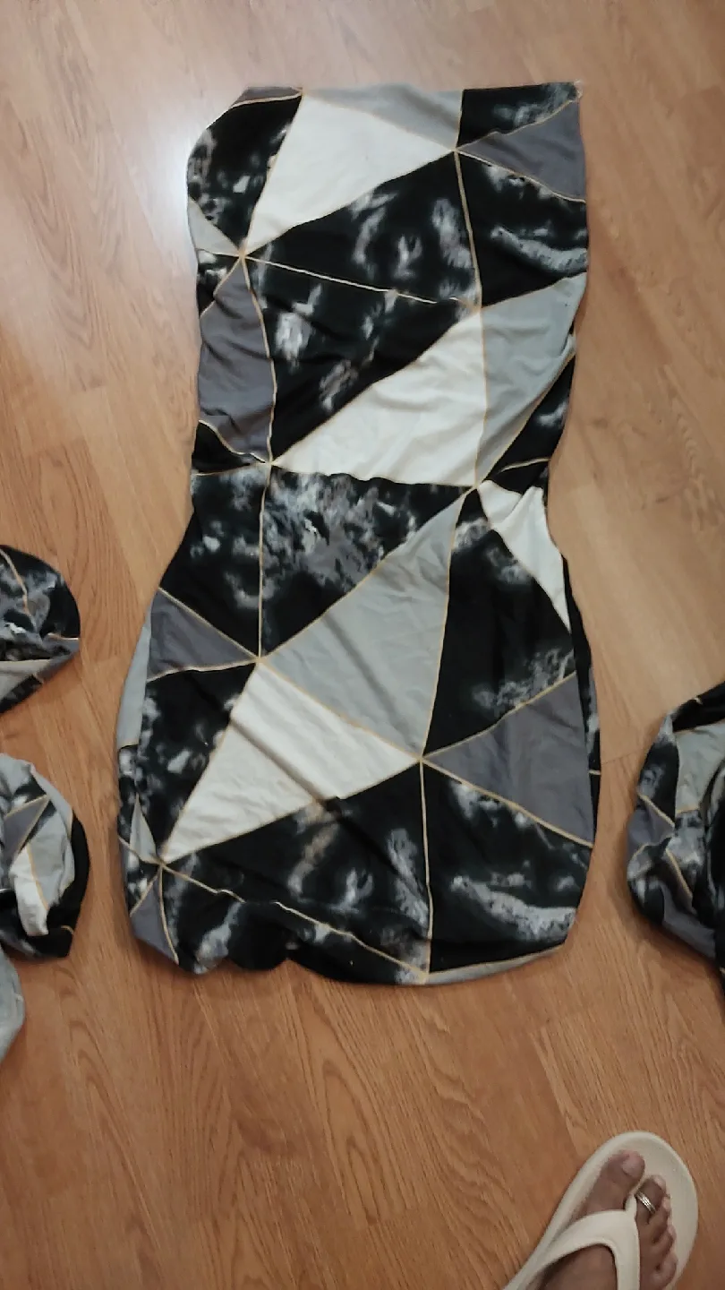 4 Chair Covers - Geometric Pattern 🥕 thumbnail