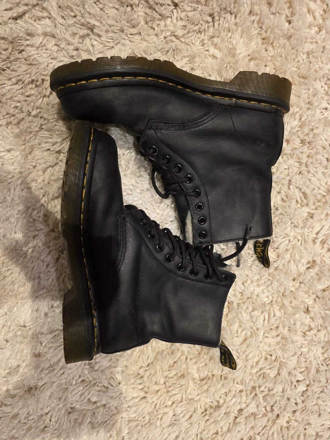 Dr. Martens Black Leather Boots
