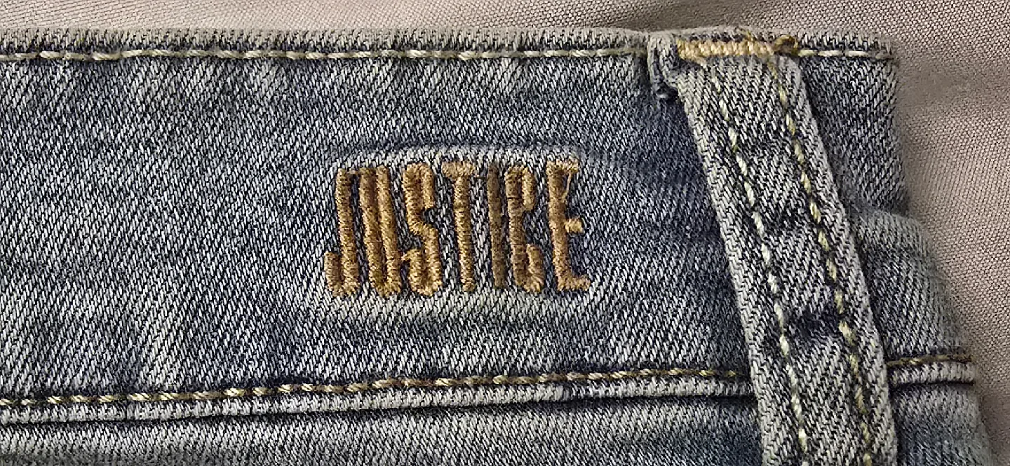 NEW! Girls Justice Jeans with Side Jewels! - Size 12 Youth image indicator(8)