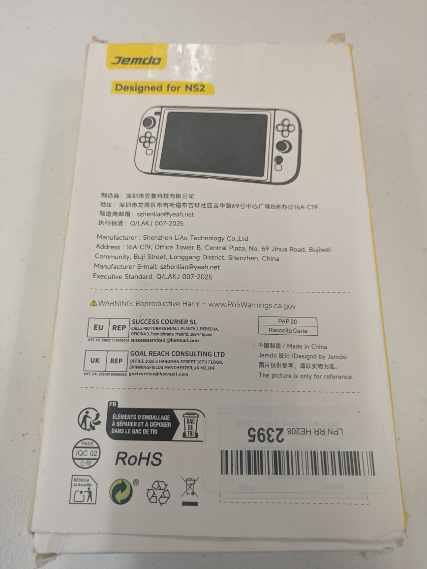 Jemdo Protective Case for Nintendo Switch 2 - New - photo 2