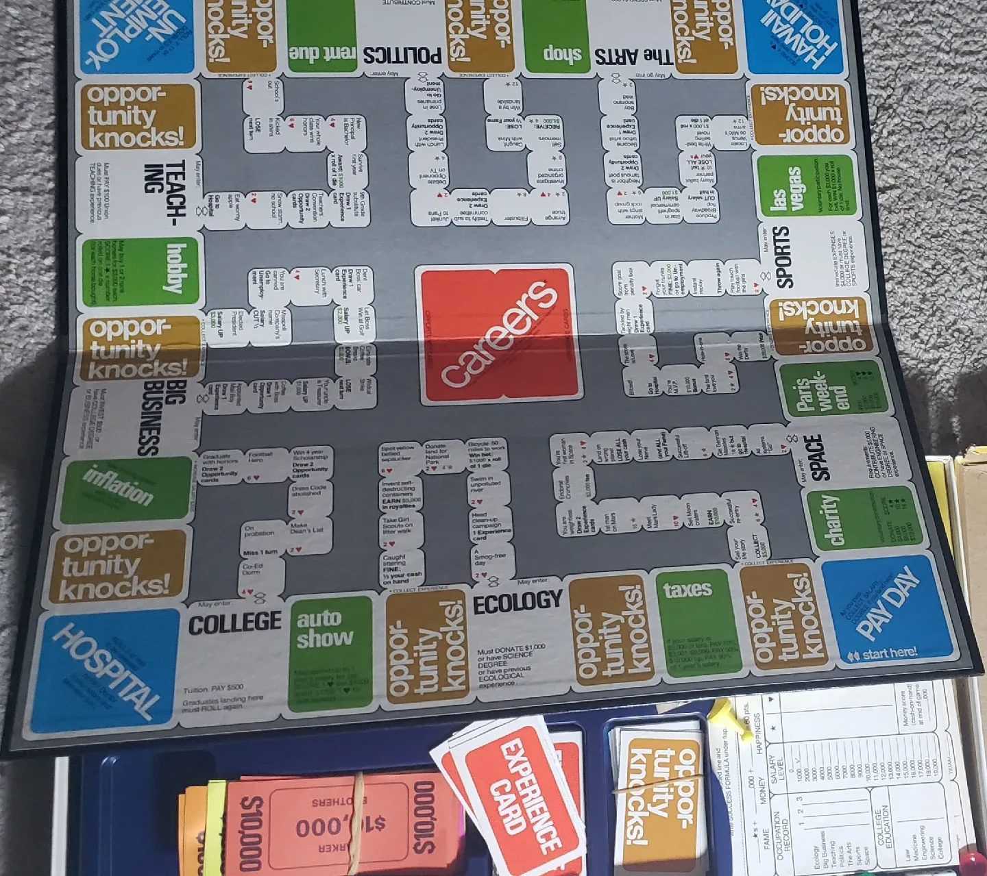 Vintage Parker Brothers Careers Board Game image indicator(3)