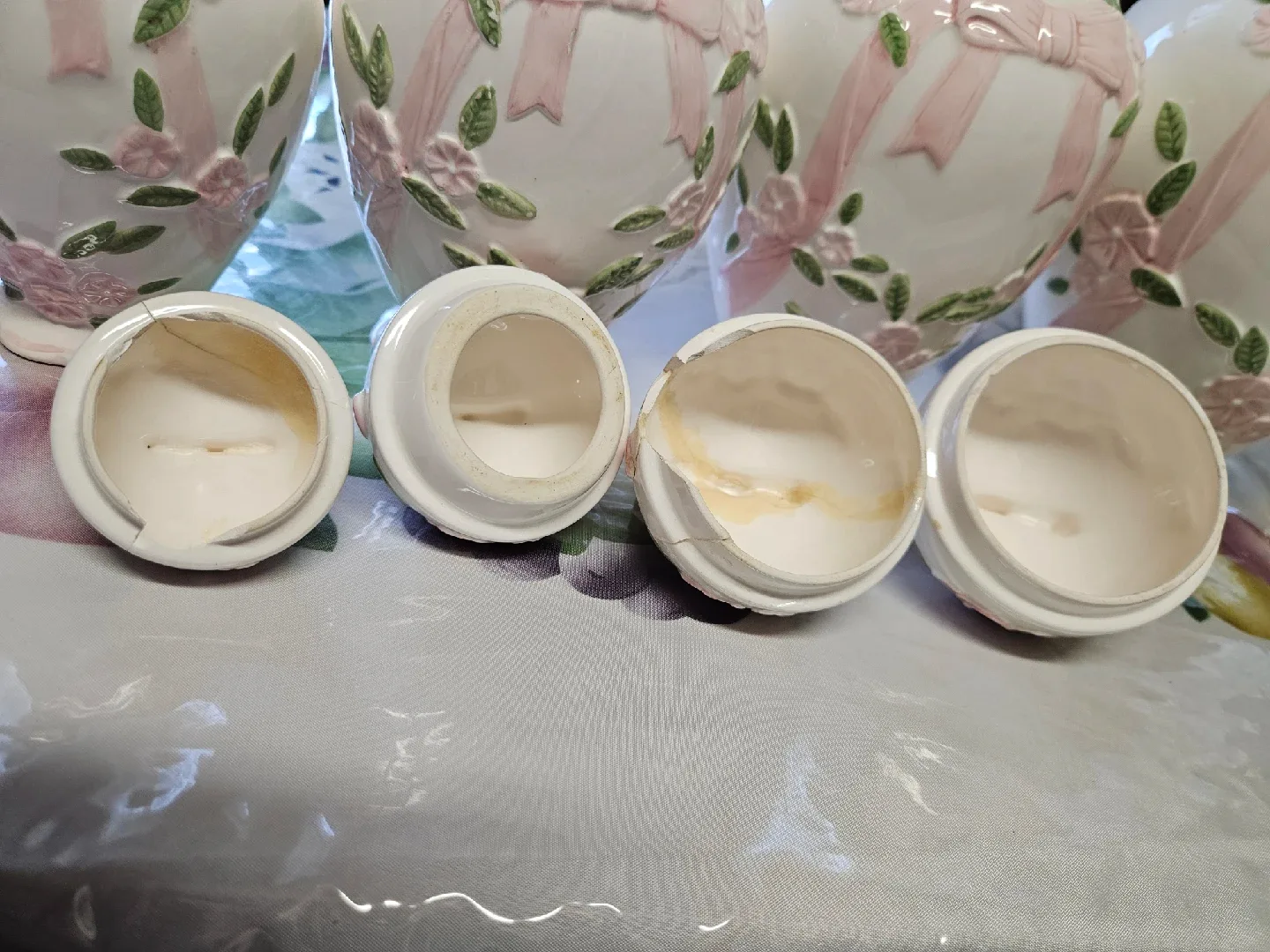 Ceramic Vases with Lids - Set of 4 image indicator(5)