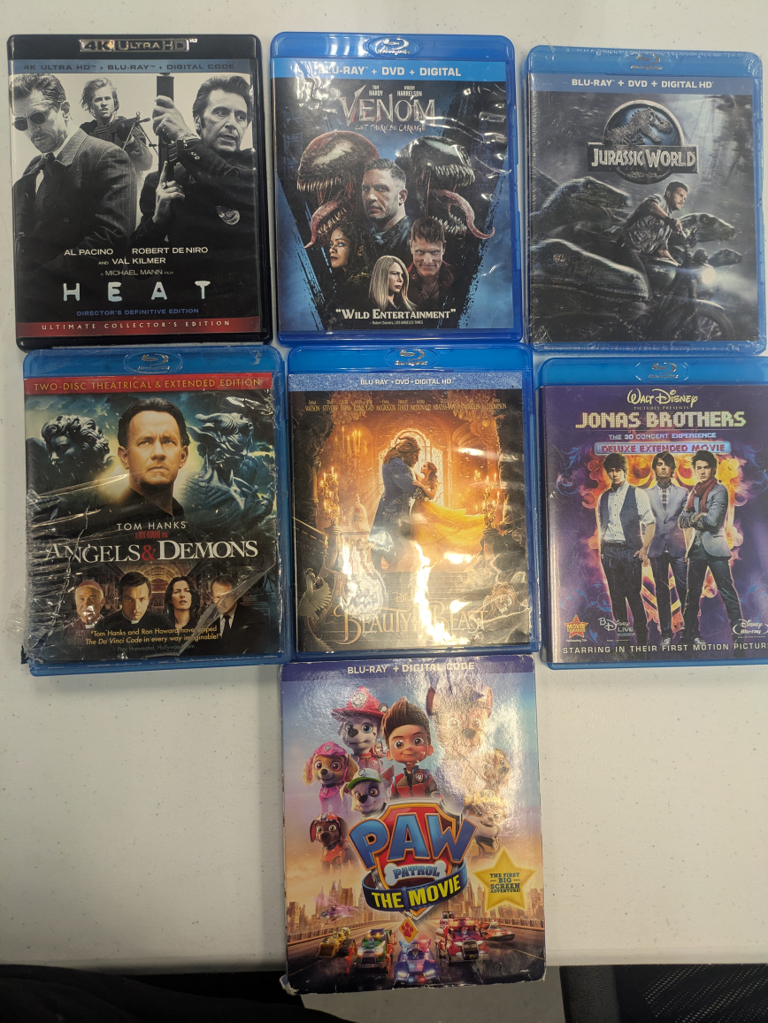 DVD Movies: Heat, Venom, Jurassic World & More!