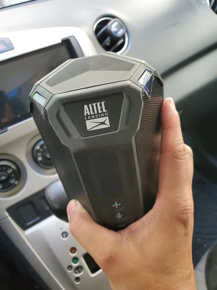 Altec Lansing Portable Bluetooth Speaker waterproof