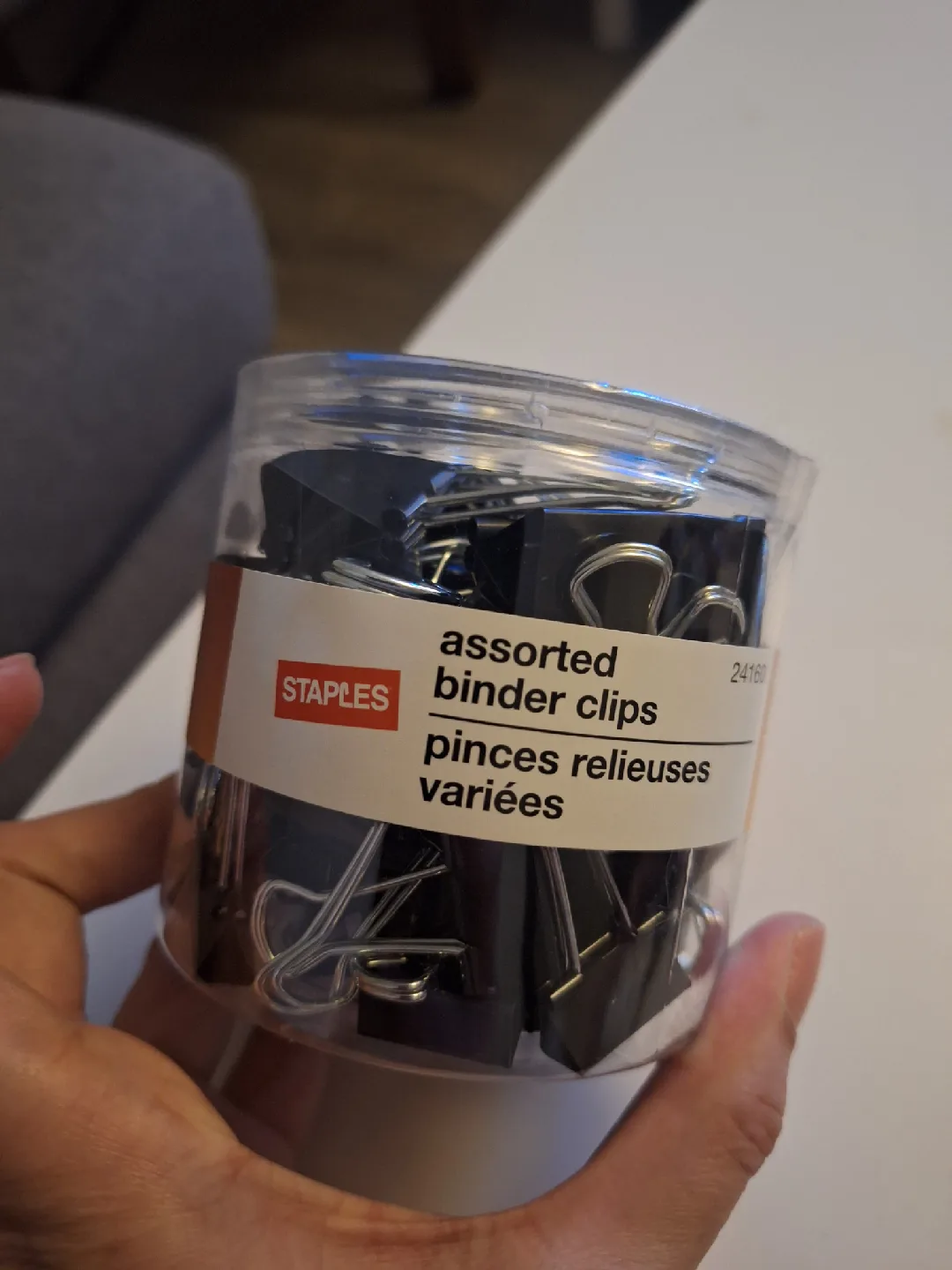 Staples Assorted Binder Clips - 60 count image indicator(2)