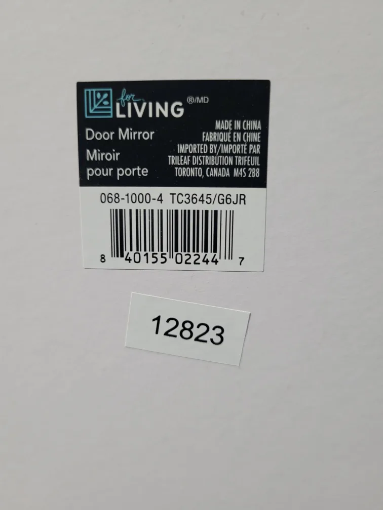 For Living Door Mirror - Black Frame image indicator(3)