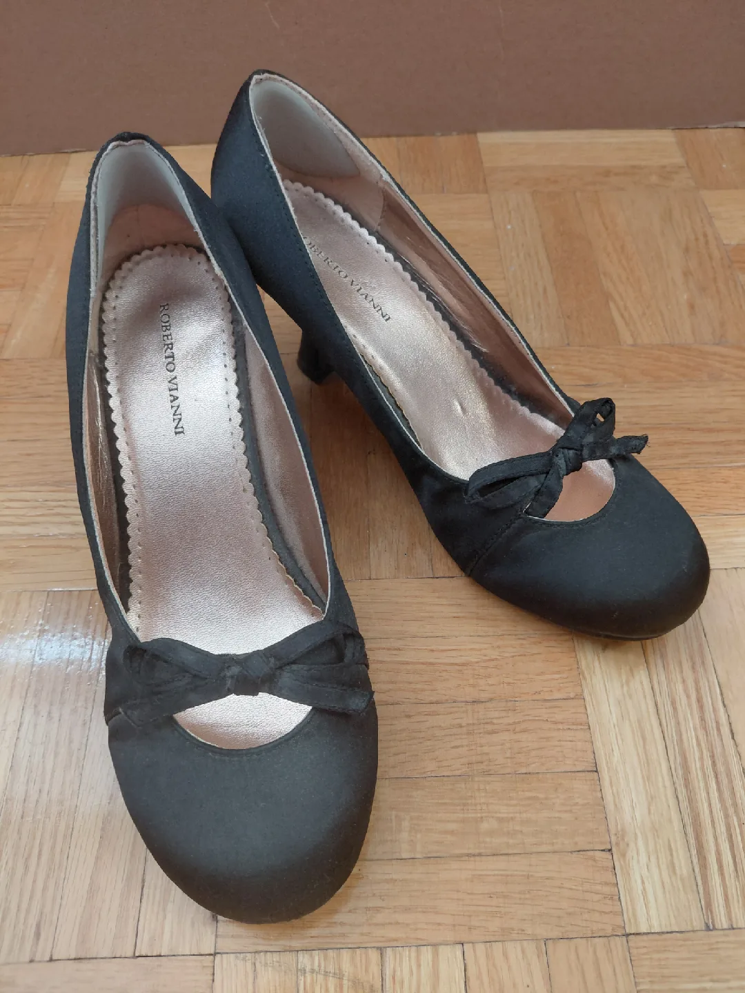 Roberto Vianni Black Heels - Size 38