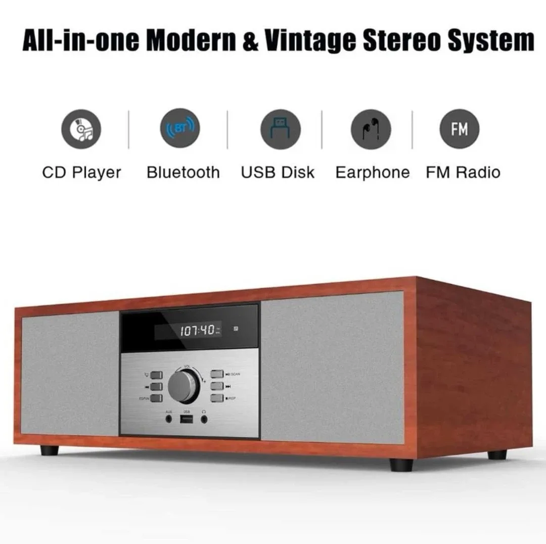 WISCENT Vintage Micro HiFi System WTB-797 image indicator(2)