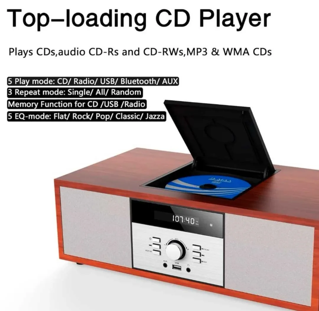 WISCENT Vintage Micro HiFi System WTB-797 image indicator(6)