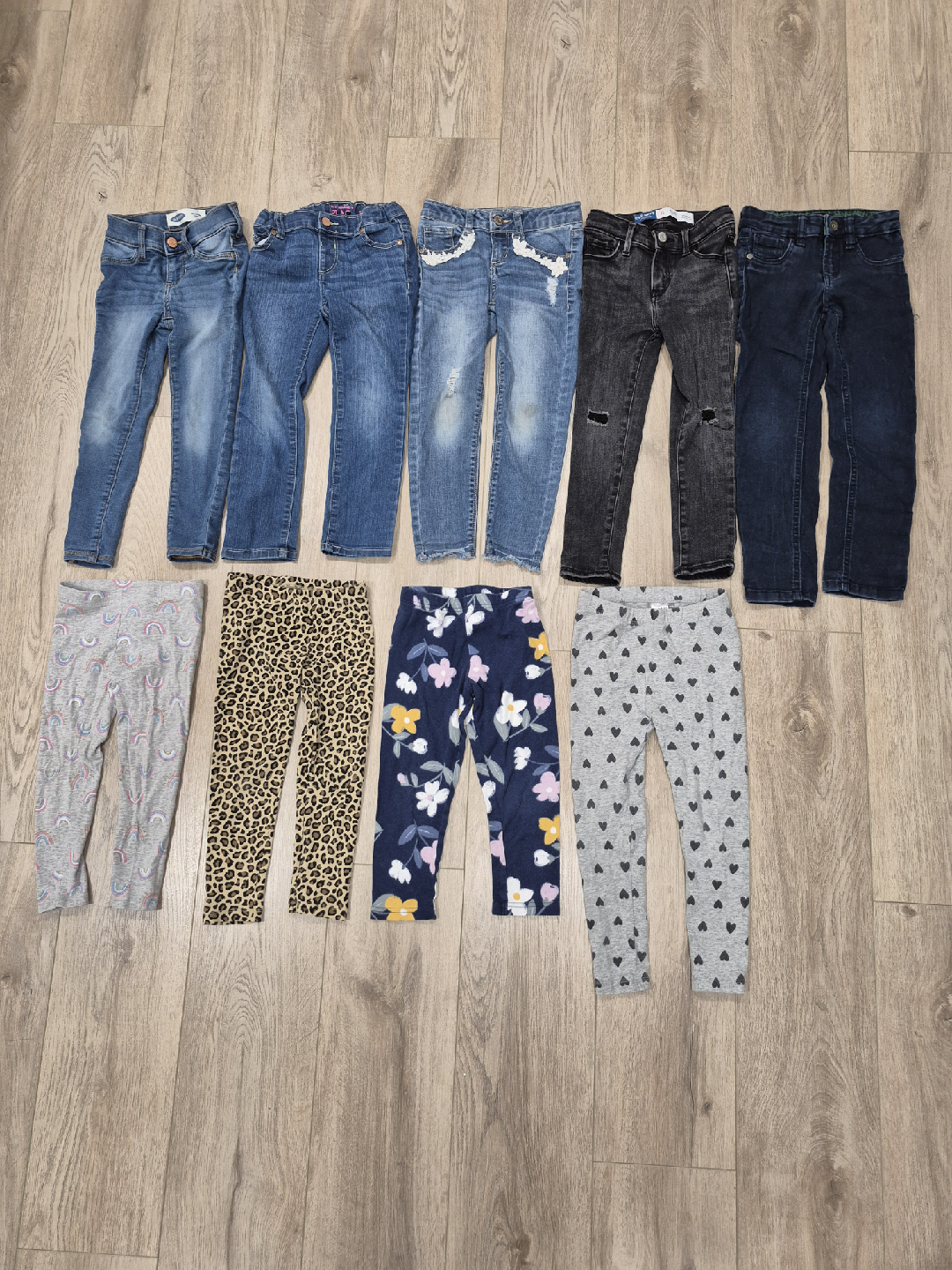 5T Girls' Jeans & Leggings Bundle