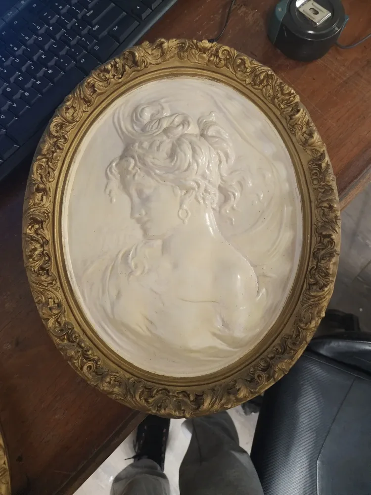 Vintage Oval Wall Art Decor image indicator(2)