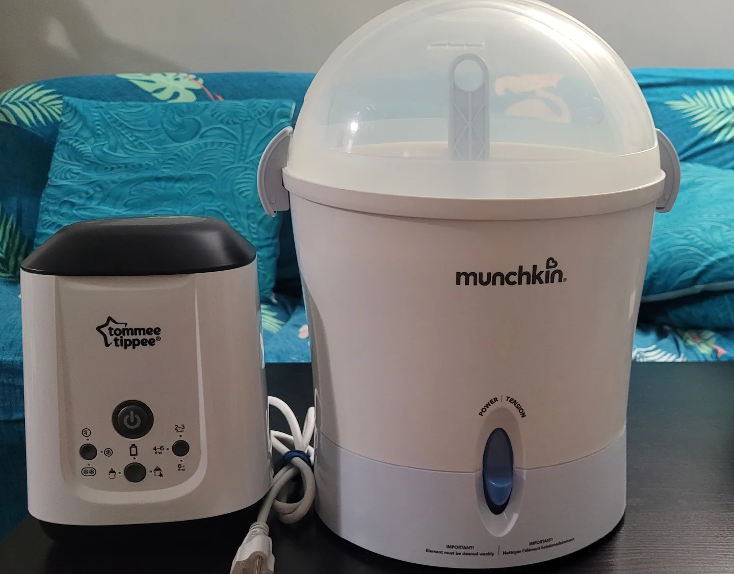 Munchkin Bottle Sterilizer & Tommee Tippee Warmer