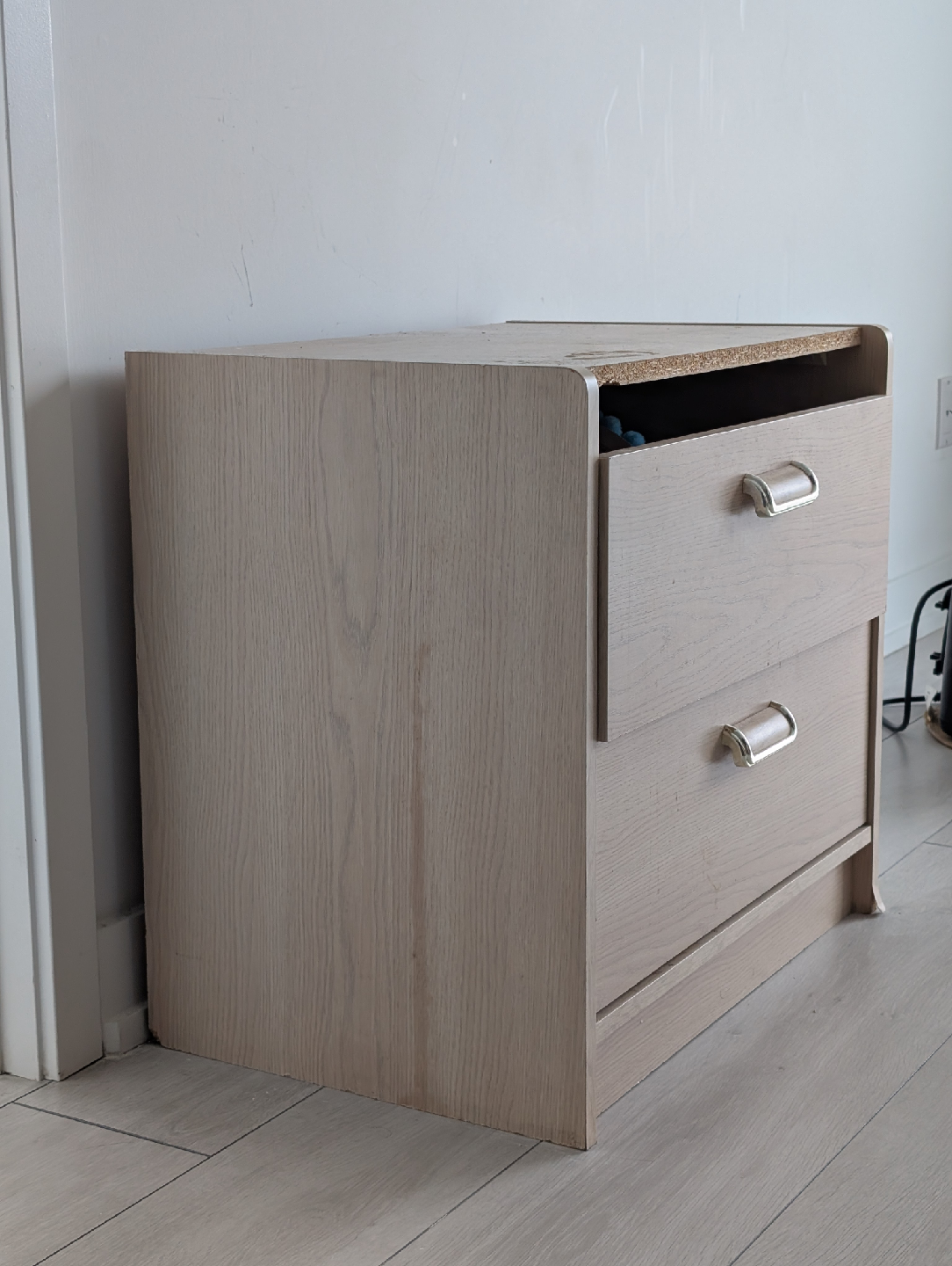 Wood 2-Drawer Nightstand ,🥕🥕