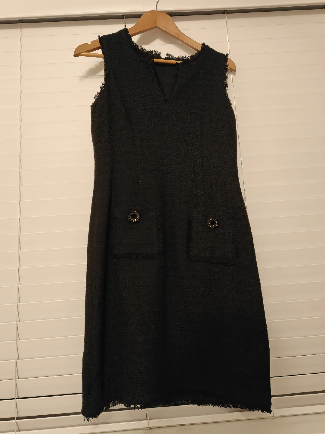 Karl Lagerfeld Paris Black Tweed  Dress