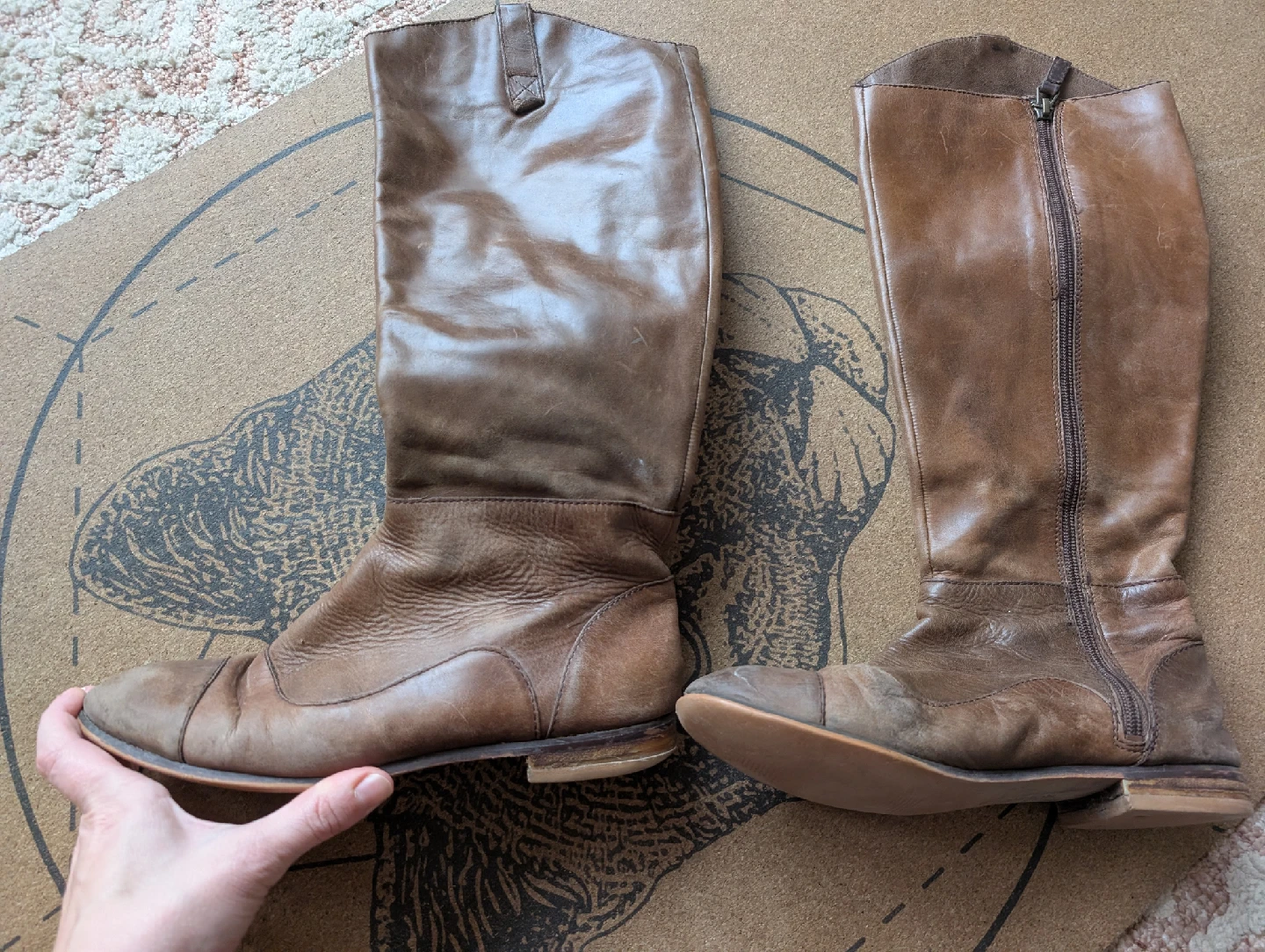 Rosegold Leather Boots - photo 2