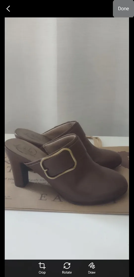 Life Stride leather  Brown Mules thumbnail
