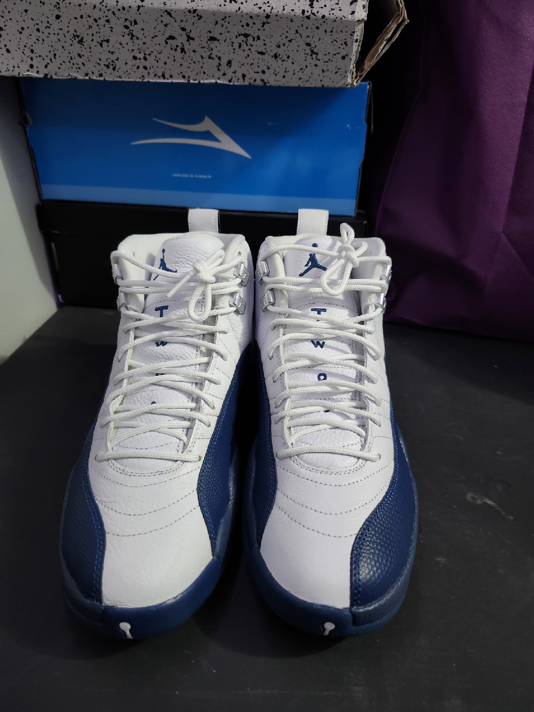 Air Jordan 12 Retro 'Dark Marina Blue' Shoes - photo 3