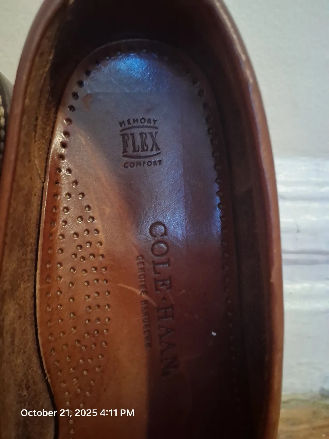 Cole Haan Brown Leather Loafers womens image indicator(6)