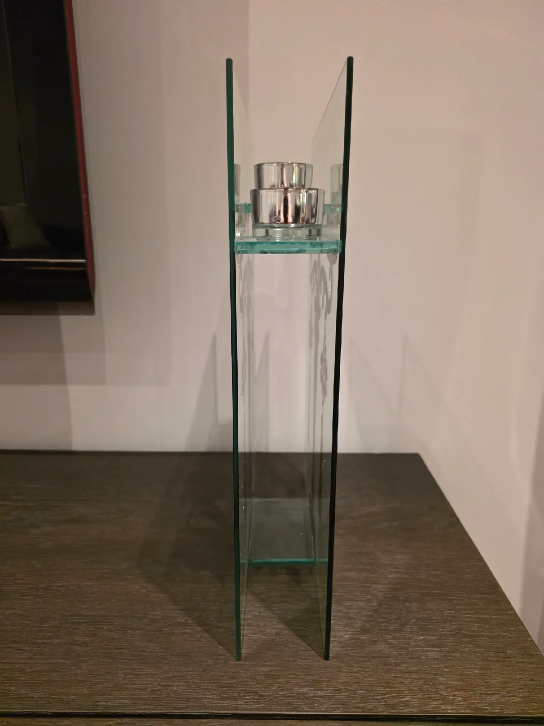 Glass & Metal 3 Candle Holder image indicator(3)