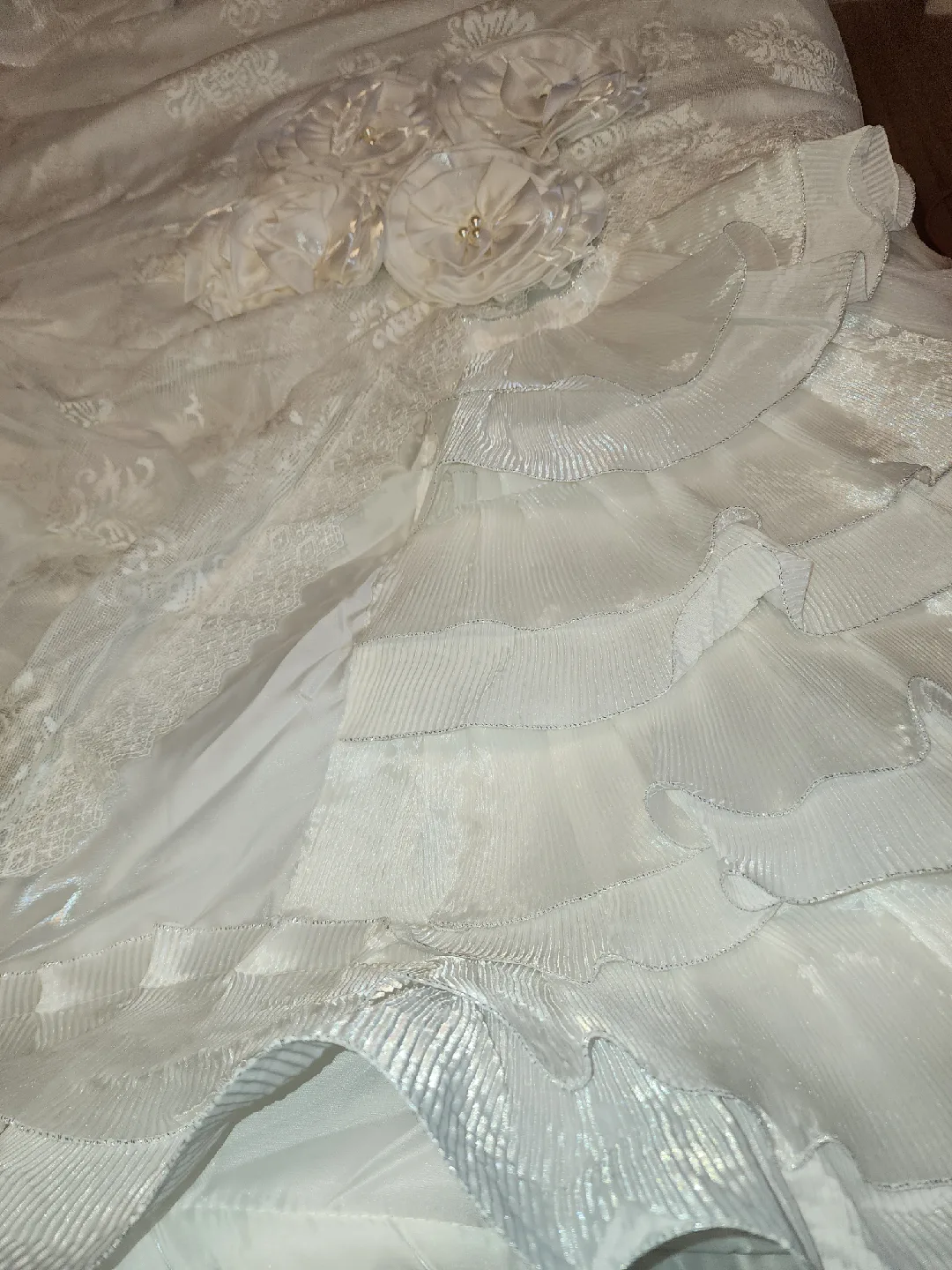 White Floral Bedding Set image indicator(2)