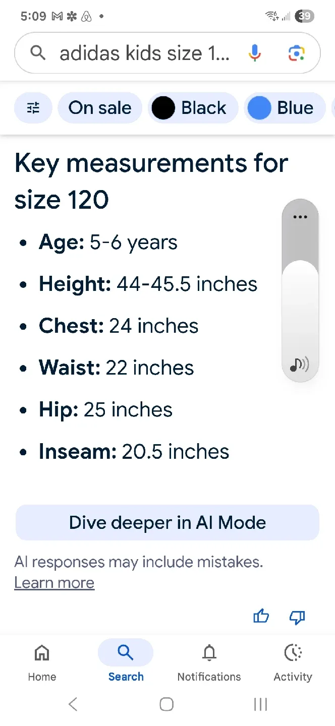 Adidas Kids Blue Windbreaker Jacket - Size 120 image indicator(4)