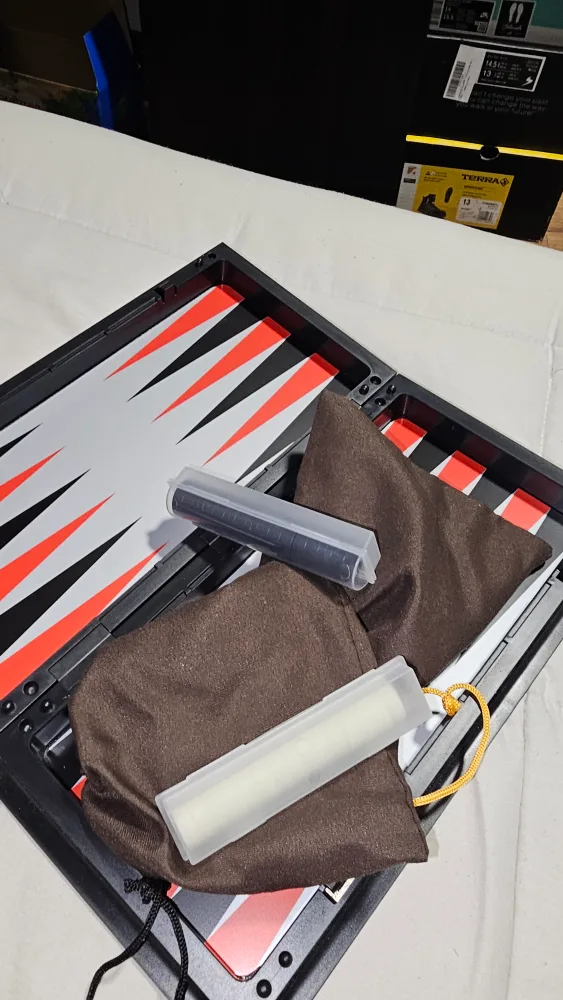 Folding Chess & Backgammon Board Game Set image indicator(3)