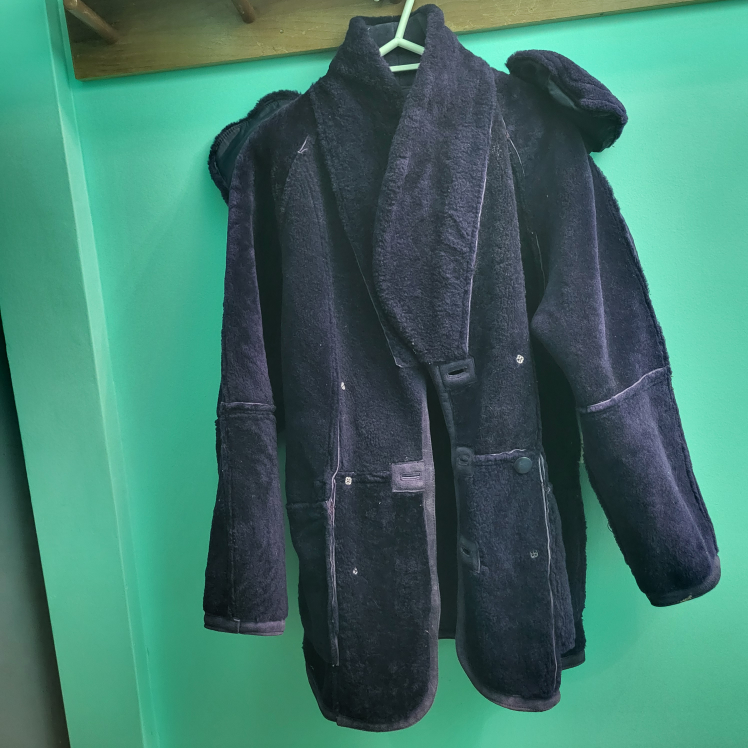 DANIER Woman Shearling Coat - Size S - photo 3