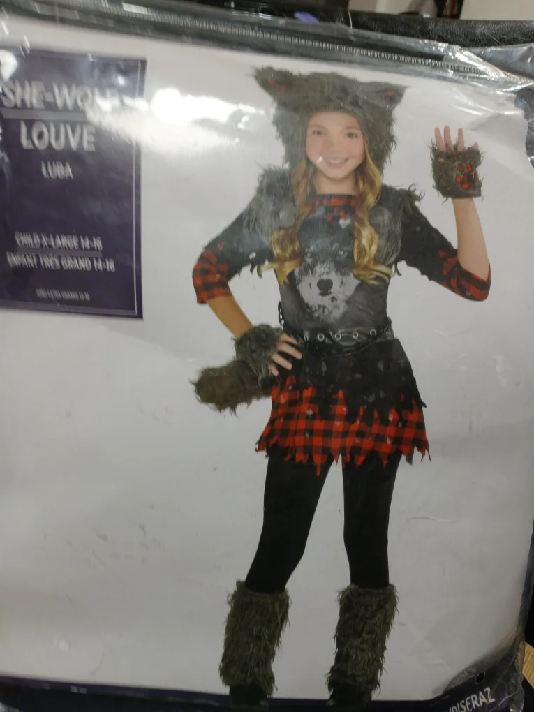 halloween🎃🎃 Fear Squad Child Costume Large 12-14 image indicator(7)