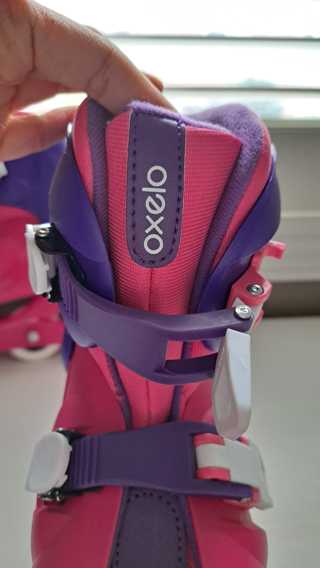 Oxelo Play 3 Girl Pink Roller Skates - US Size 1 - photo 4