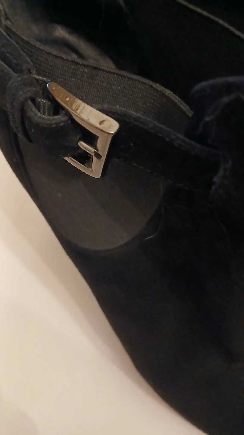 Walter Steiger Black Suede Ankle Boots image indicator(3)