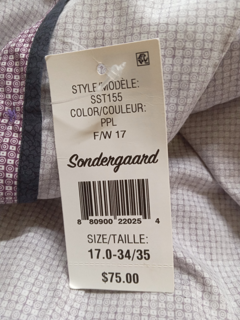 Sondergaard Dress Shirt - 17.0-34/35 - PPL - photo 2